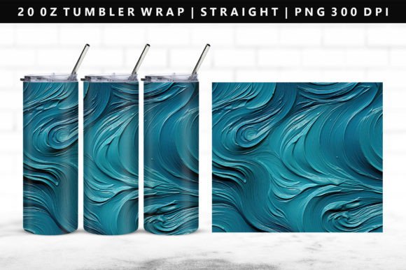 Download Oil Paint 20oz Straight Tumbler Wrap - Premium Resources